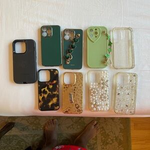 Lot of iPhone 13pro cases